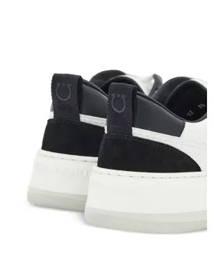 Ferragamo ツートーン レザー スニーカー ブラック - サムネイル3