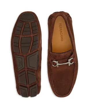 Ferragamo Gancini スエード ローファー - ブラウン - サムネイル5