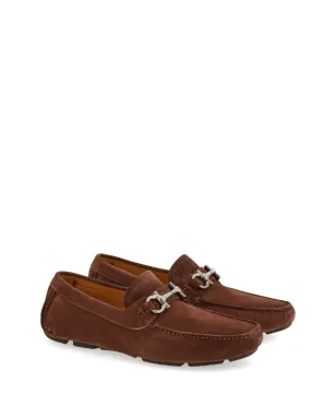 Ferragamo Gancini スエード ローファー - ブラウン - サムネイル2