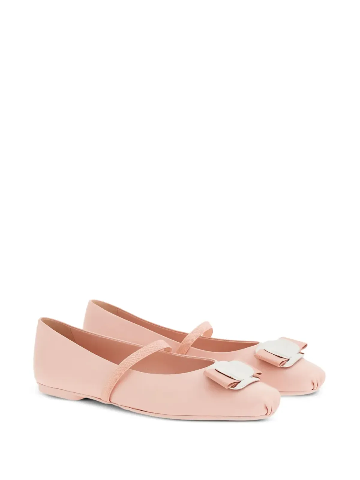 Ferragamo Vara フラット バレエシューズ - ピンク - 画像2