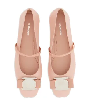 Ferragamo Vara フラット バレエシューズ - ピンク - サムネイル4