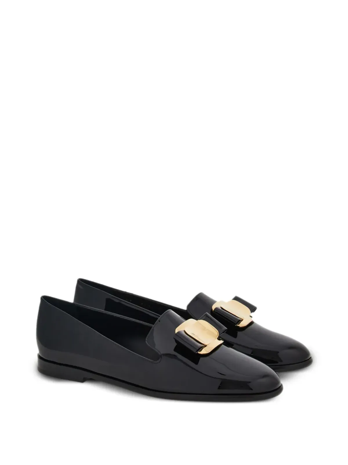 Ferragamo New Vara レザー ローファー - ブラック - 画像2