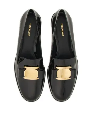 Ferragamo New Vara レザー ローファー - ブラック - サムネイル4
