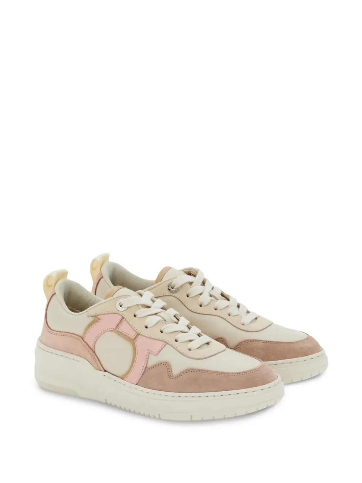 Ferragamo ガンチーニ レースアップスニーカー - ピンク - 画像2
