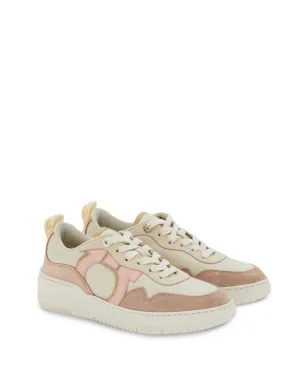 Ferragamo ガンチーニ レースアップスニーカー - ピンク - サムネイル2