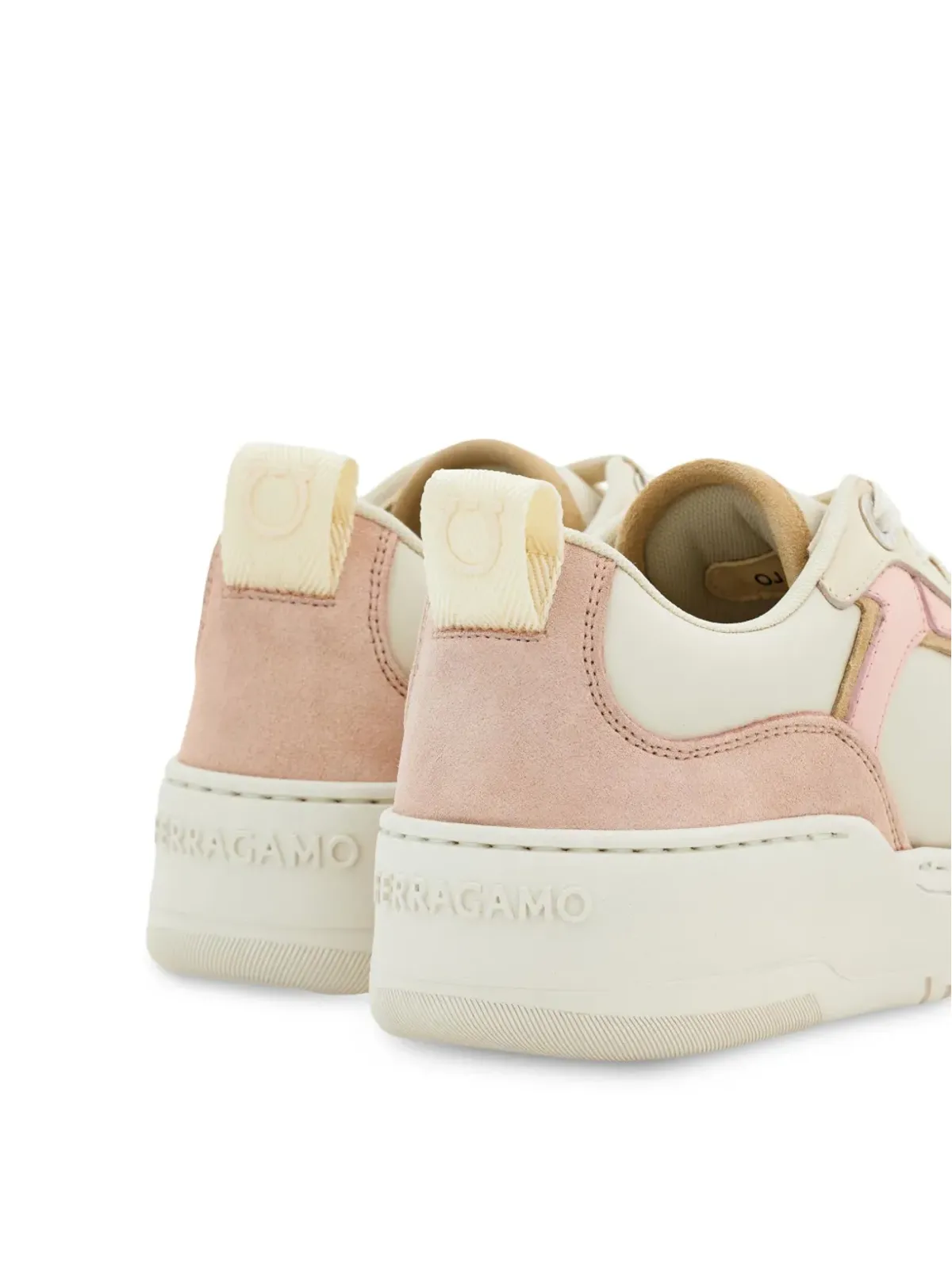 Ferragamo ガンチーニ レースアップスニーカー - ピンク - 画像3