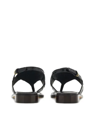 Ferragamo ガンチーニバックル レザー サンダル - サムネイル3