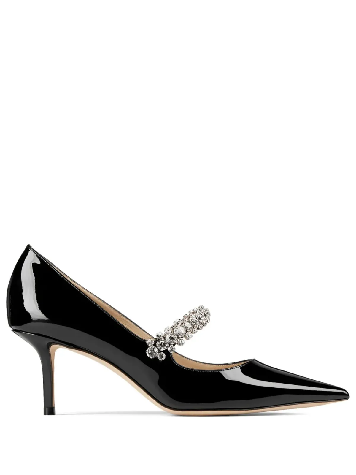 Jimmy Choo ビング 65mm パテントレザー パンプス - ブラック - 画像1