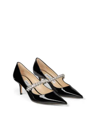 Jimmy Choo ビング 65mm パテントレザー パンプス - ブラック - サムネイル2