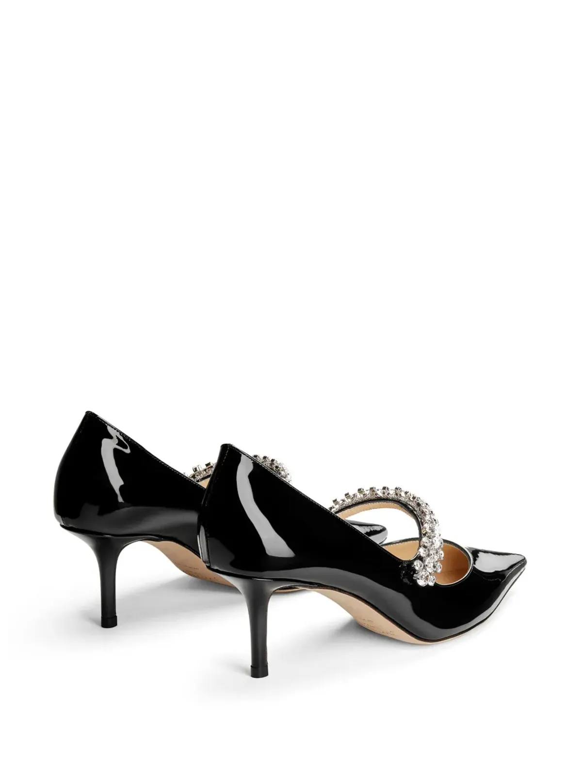 Jimmy Choo ビング 65mm パテントレザー パンプス - ブラック - 画像3