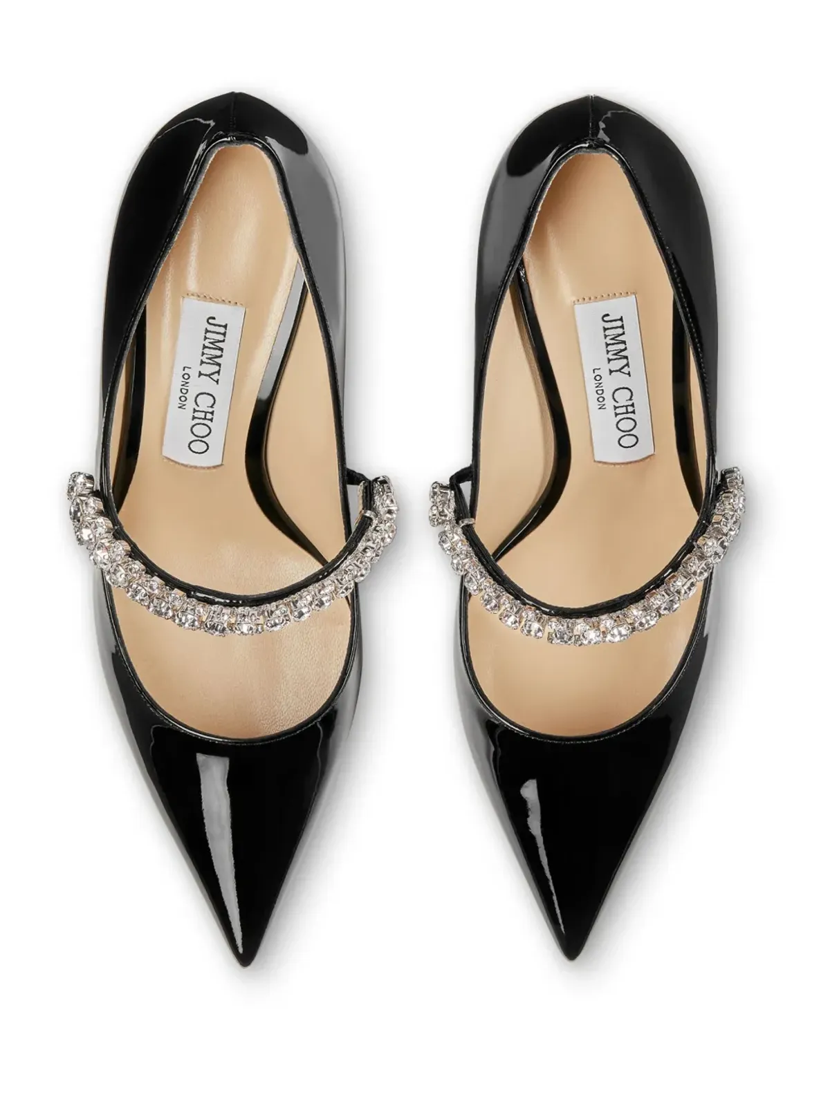 Jimmy Choo ビング 65mm パテントレザー パンプス - ブラック - 画像4