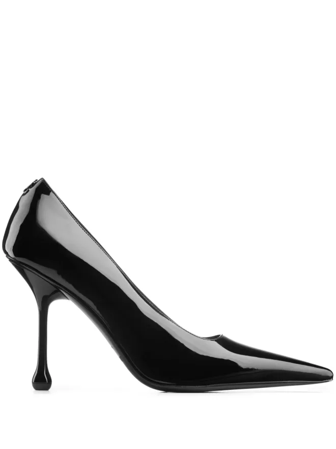 Jimmy Choo Jimmy Choo 95mm Ixia パテントレザー パンプス ブラックの商品画像