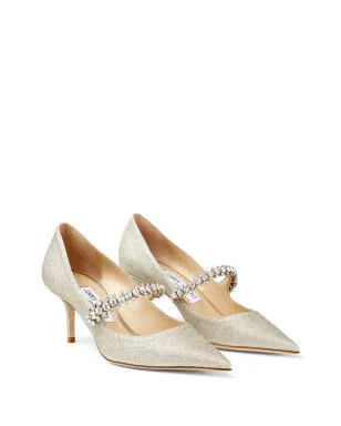 Jimmy Choo Bing 65mm グリッターエフェクト パンプス - ゴールド - サムネイル2