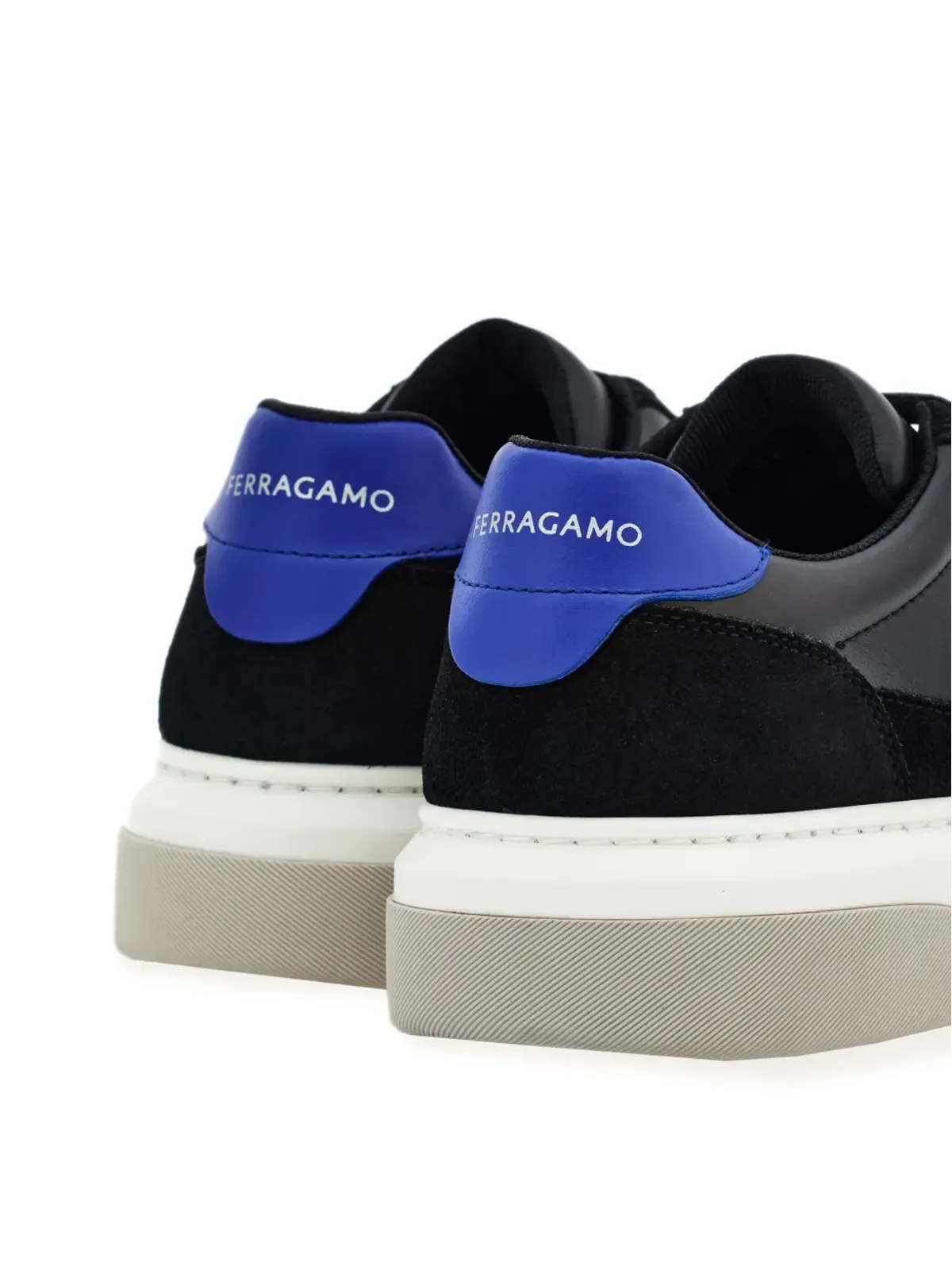 Ferragamo Gancini パネルドレザー スニーカー - マルチカラー - 画像3