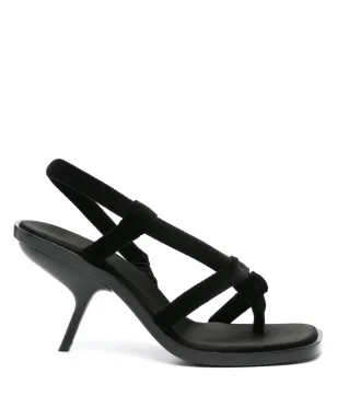 Ferragamo ベルベットサンダル - サムネイル1