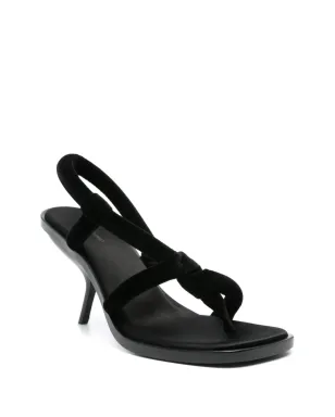 Ferragamo ベルベットサンダル - サムネイル2