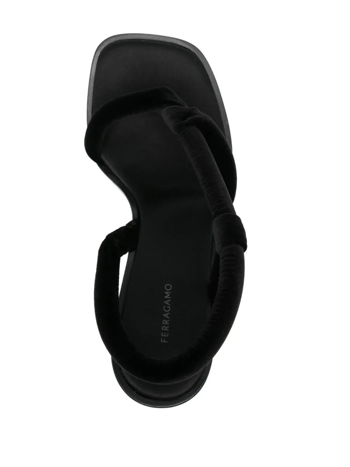 Ferragamo ベルベットサンダル - 画像4