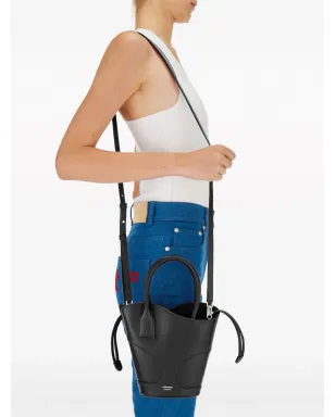 Ferragamo ロゴプリント カットアウト トートバッグ - ブラック - サムネイル3