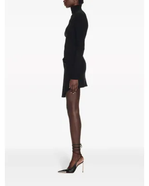 Off-White ツイストディテール長袖ミニドレス - サムネイル3