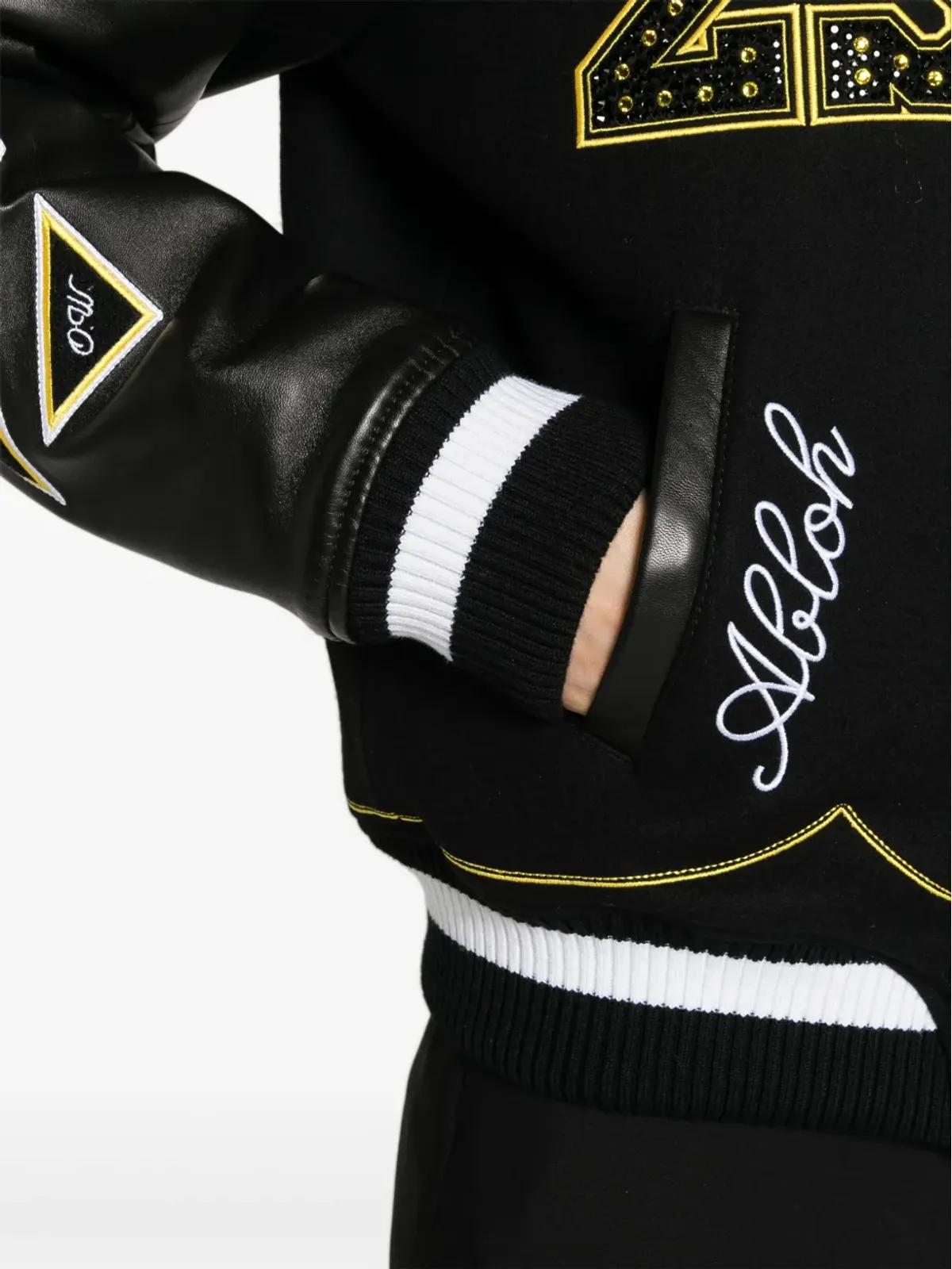 Off-White ホースシュー ボンバージャケット - ブラック - 画像5
