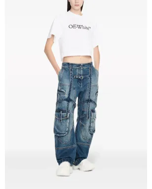 Off-White ハーネスディテール付きカーゴジーンズ - サムネイル2