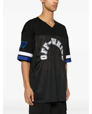Off-White ロゴアップリケ付きパネルデザインTシャツ - サムネイル4