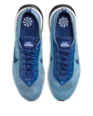 Nike Air Max Flyknit ディープロイヤルブルー/エレクトリックアルジー スニーカー - サムネイル4