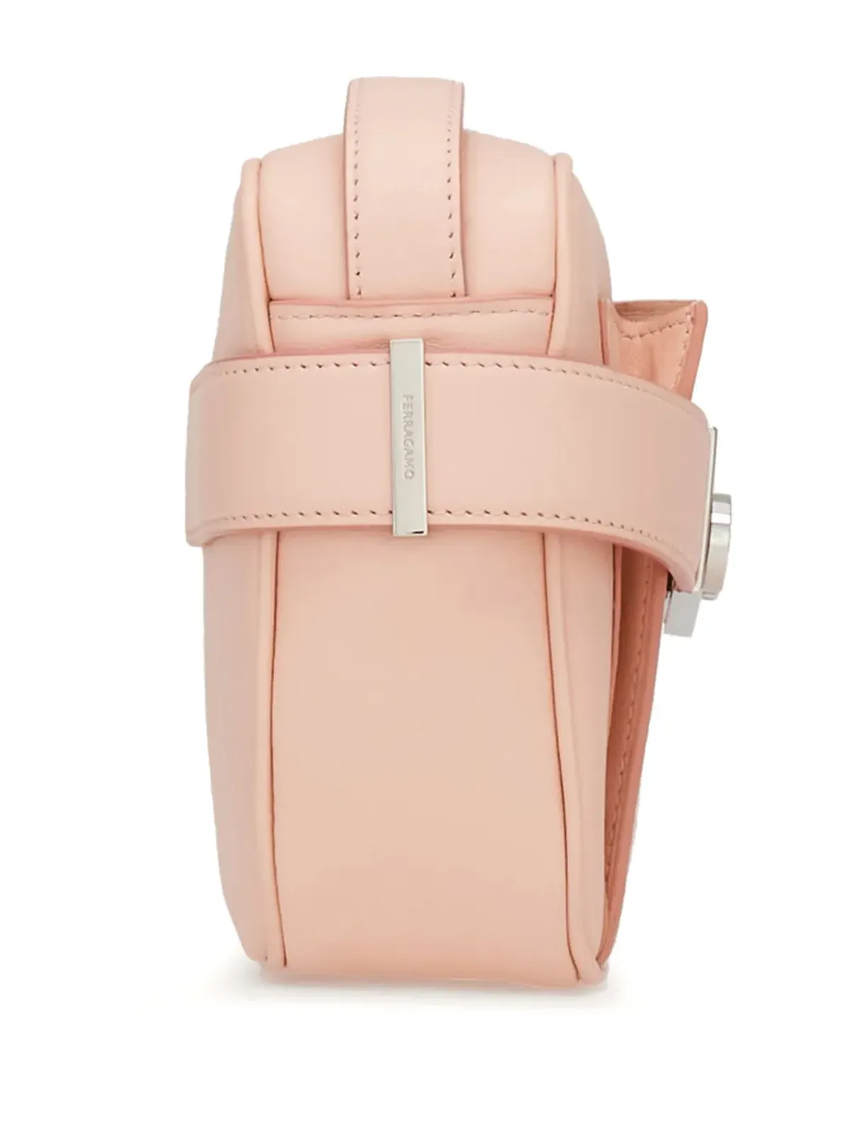 Ferragamo 小型カメラケース レザー クロスボディバッグ - ピンク - 画像4