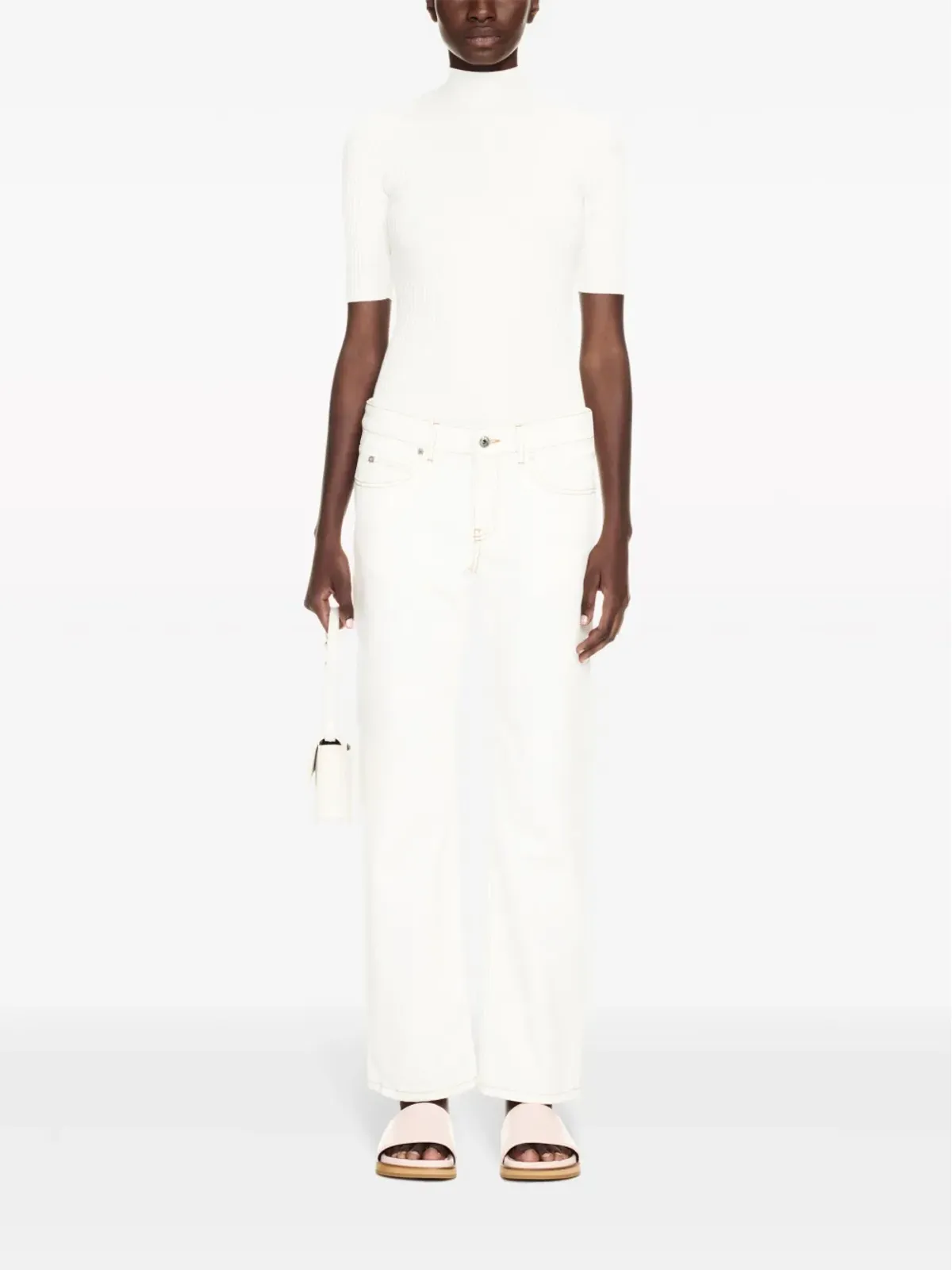 Off-White デニムストレートジーンズ - 画像2