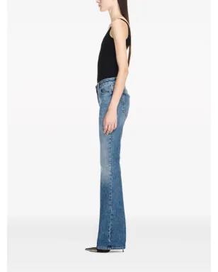 Off-White ミッドライズ フレアジーンズ - ブルー - サムネイル3