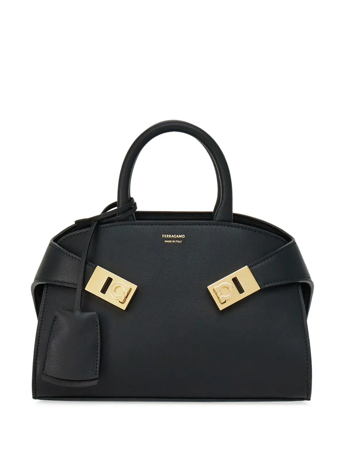 Ferragamo ハグ レザー ミニバッグ - 画像1
