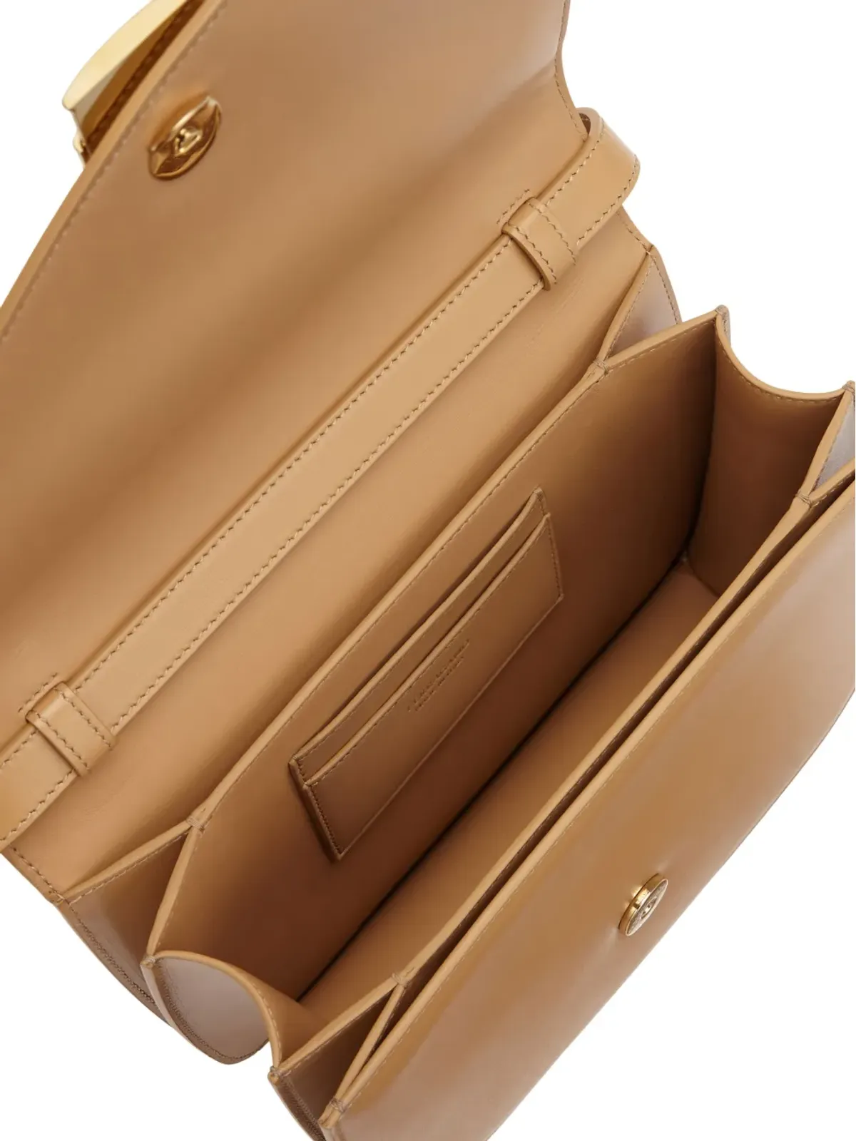 Ferragamo ミディアム アシンメトリック レザー クロスボディ バッグ - ブラウン - 画像4