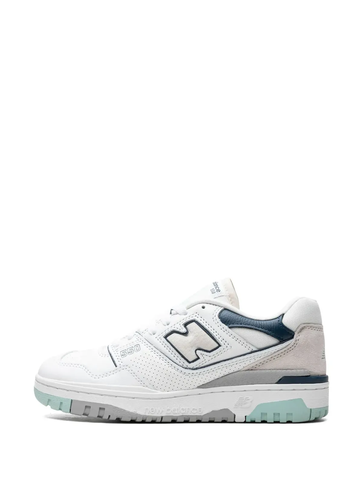 New Balance 550 ホワイト/ウィンター フォグ スニーカー - 画像5