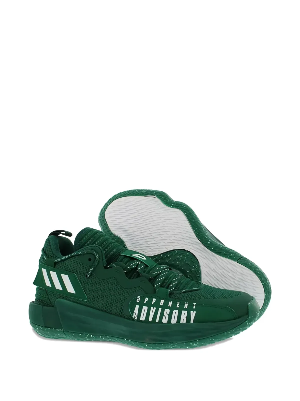 adidas Dame 7 EXTPLY ダークグリーン スニーカー - 画像4