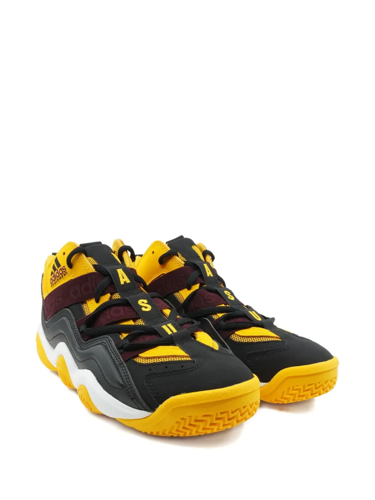 adidas SM Top Ten 2000 MM ゴールドスニーカー イエロー - 画像2