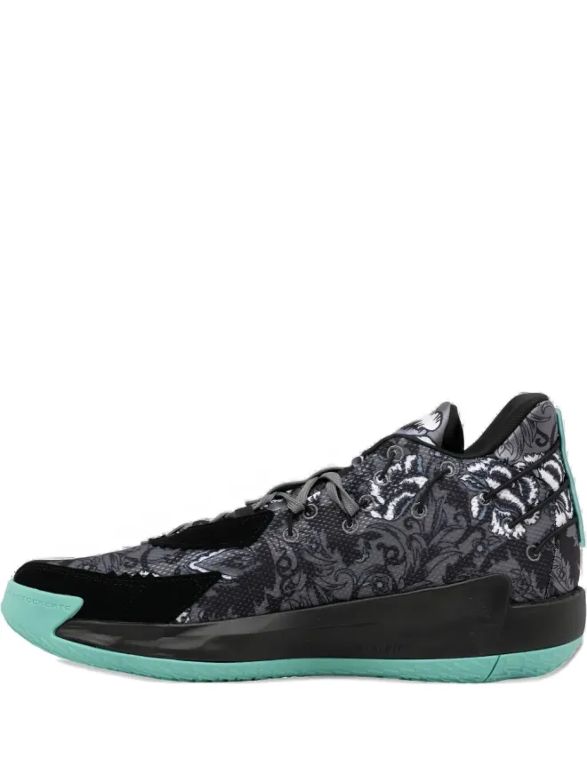 adidas adidas Dame 7 GCA コアブラック/グレー4/アシッドミント スニーカーの商品画像