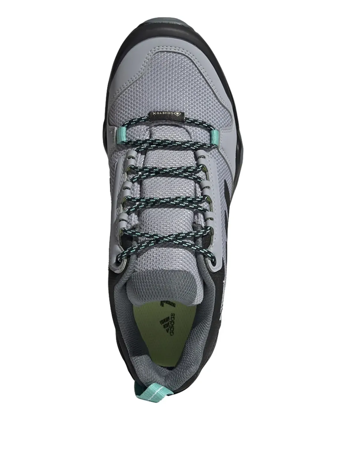 adidas Terrex AX3「ヘイロー シルバー／コアブラック／アシッドミント」スニーカー - グレー - 画像2