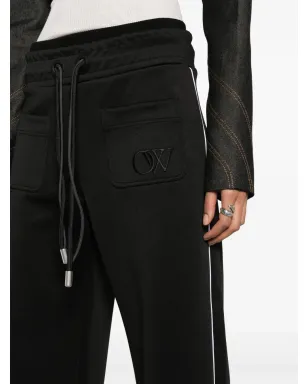 Off-White エラスティケーテッド・ウエスト コットン トラックパンツ - サムネイル5