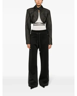 Off-White エラスティケーテッド・ウエスト コットン トラックパンツ - サムネイル2