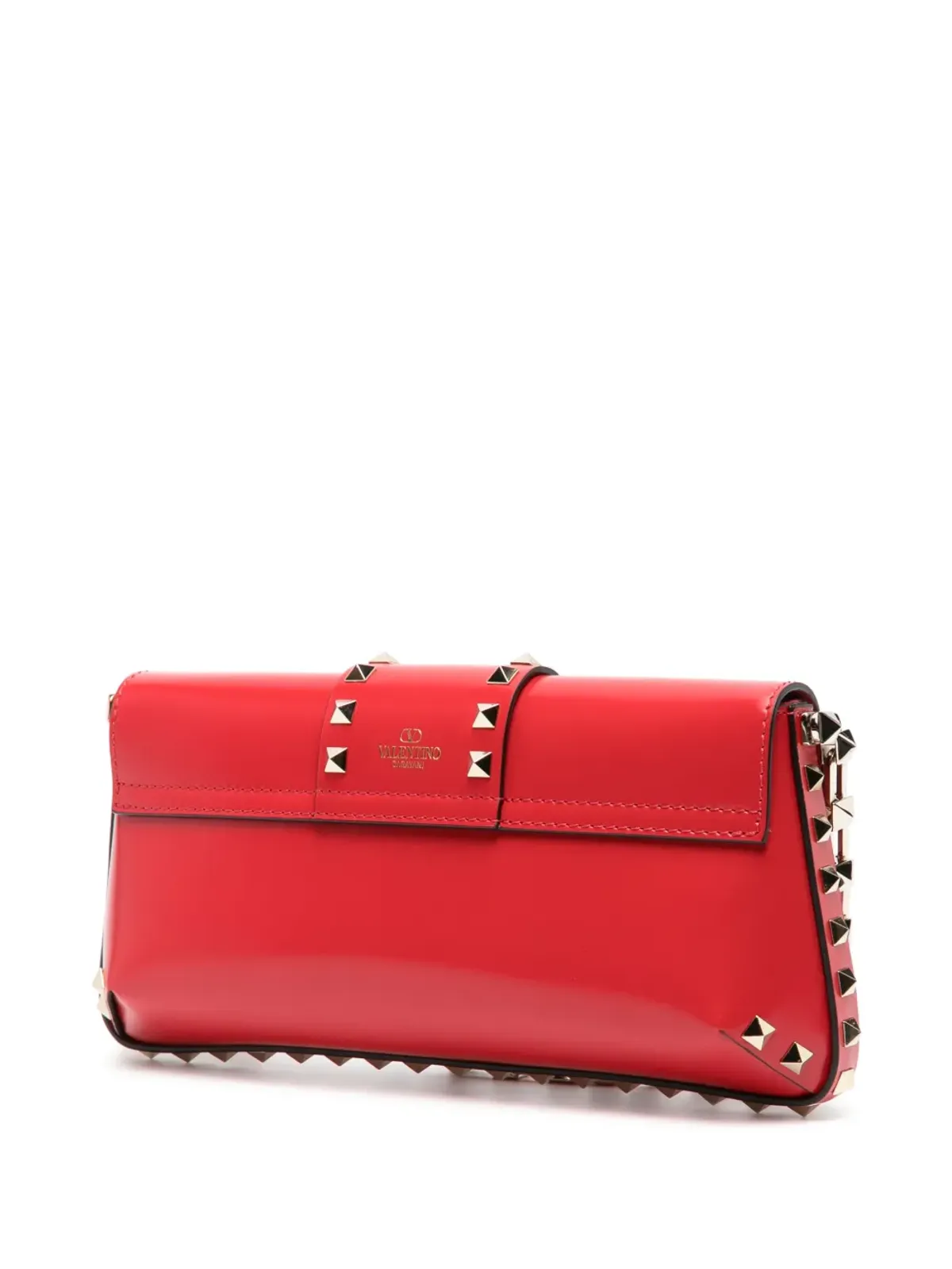Valentino Garavani Rockstud レザー ショルダーバッグ - レッド - 画像3
