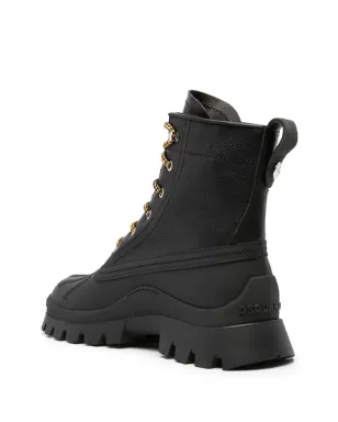 DSQUARED2 レースアップ レザー アンクルブーツ - ブラック - サムネイル3