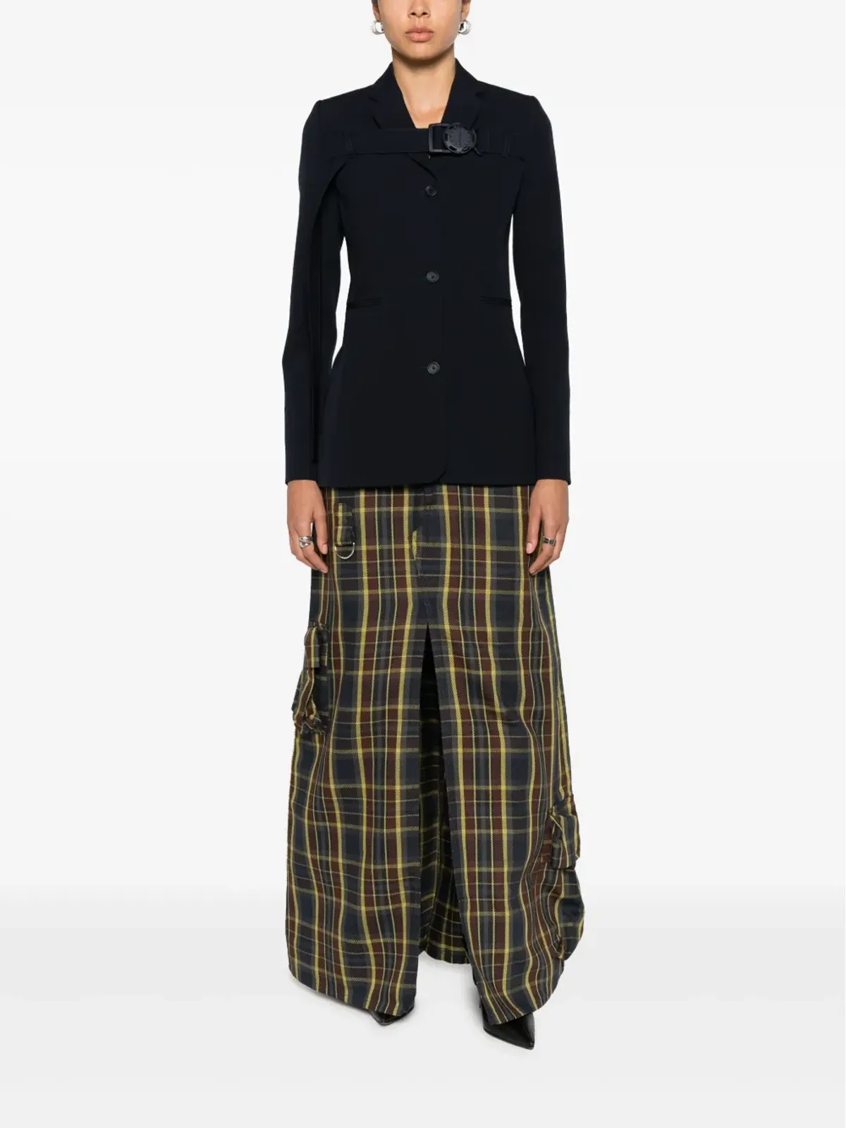 Off-White バックル付きヴァージンウールブレザー - 画像2