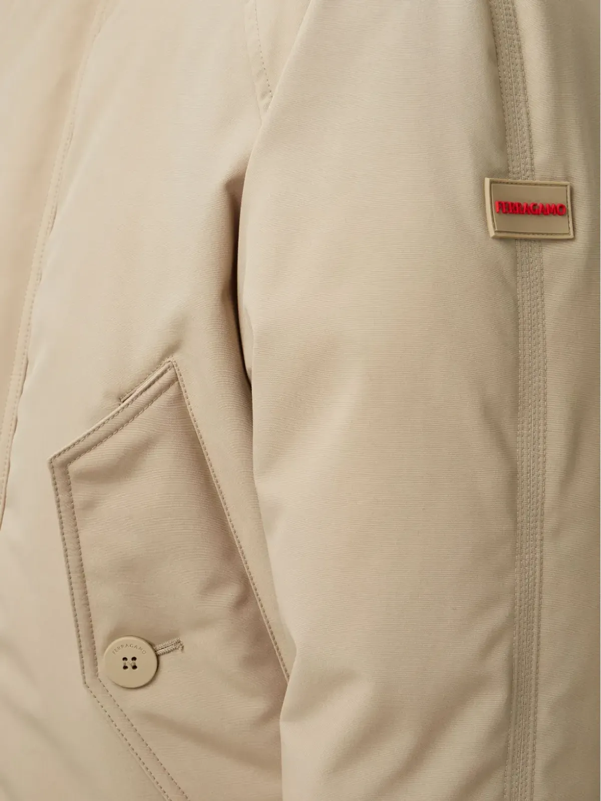 Ferragamo クラシックフード付きパディッドジャケット - 画像5