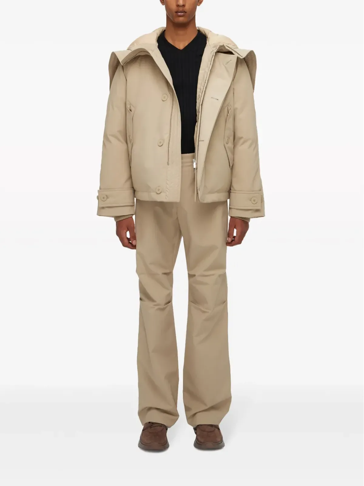 Ferragamo クラシックフード付きパディッドジャケット - 画像2