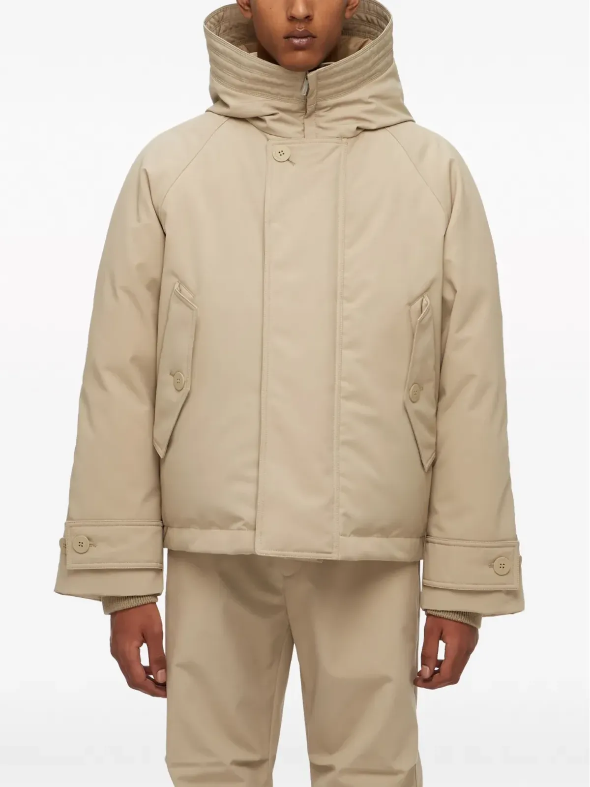 Ferragamo クラシックフード付きパディッドジャケット - 画像3