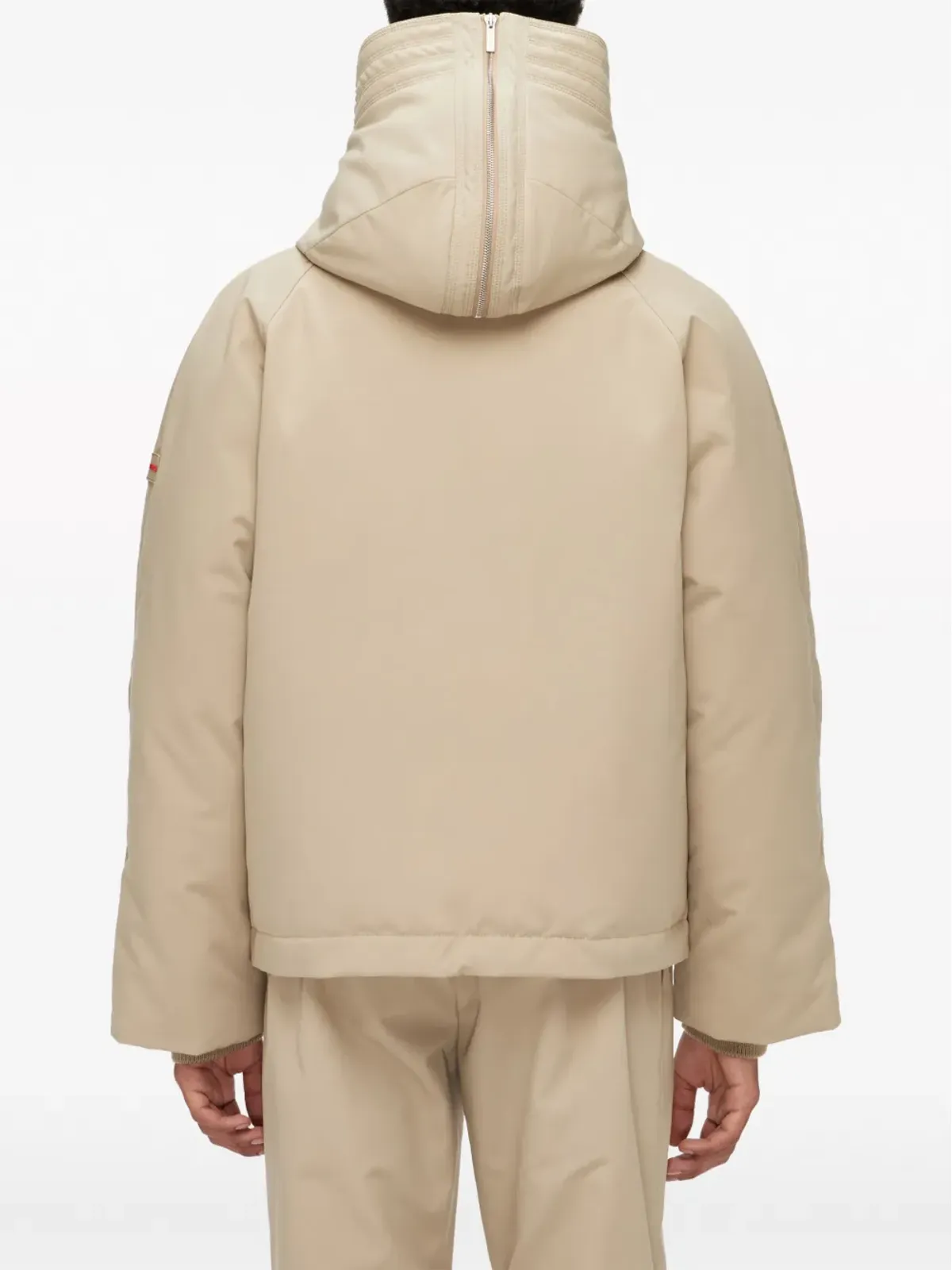 Ferragamo クラシックフード付きパディッドジャケット - 画像4
