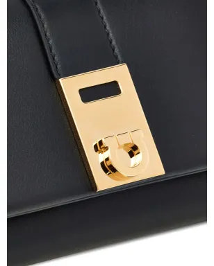 Ferragamo ハグ ツートーン レザー ウォレット - ブラック - サムネイル5