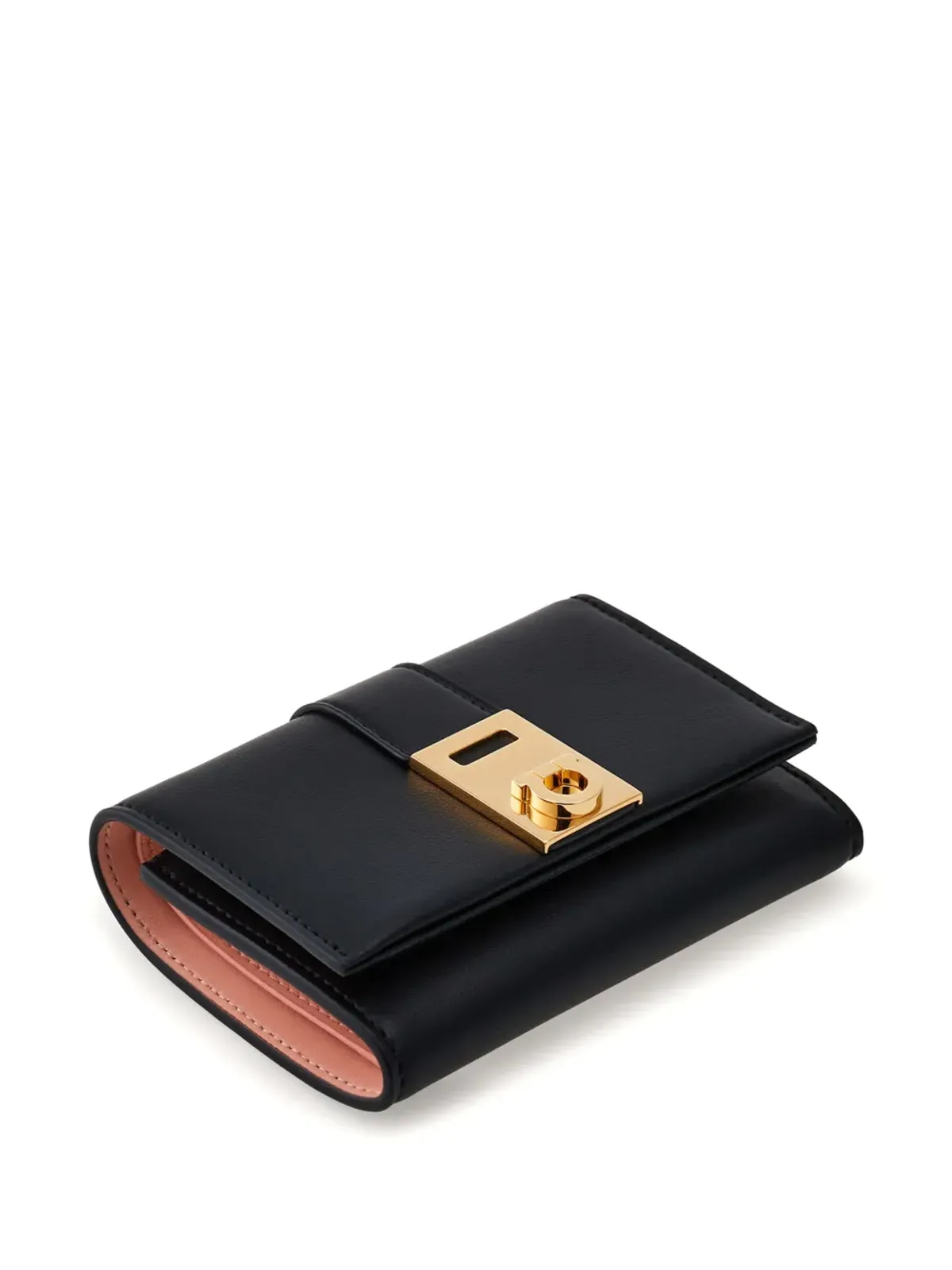 Ferragamo ハグ ツートーン レザー ウォレット - ブラック - 画像3