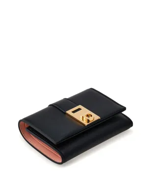 Ferragamo ハグ ツートーン レザー ウォレット - ブラック - サムネイル3