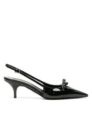 Miu Miu リボン装飾スリングバックパンプス - サムネイル1
